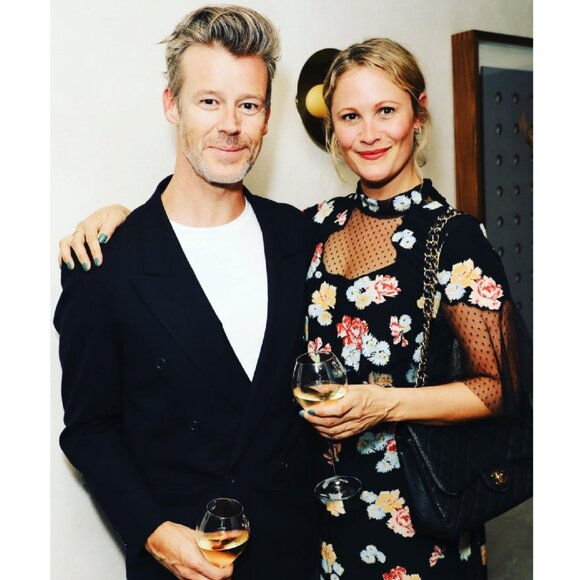 Vilshenko Black Floral Polka Dot Tulle Midi Dress - Picture 4 of 16